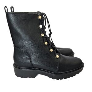 Guess Gweissy Combat Boots SZ 8